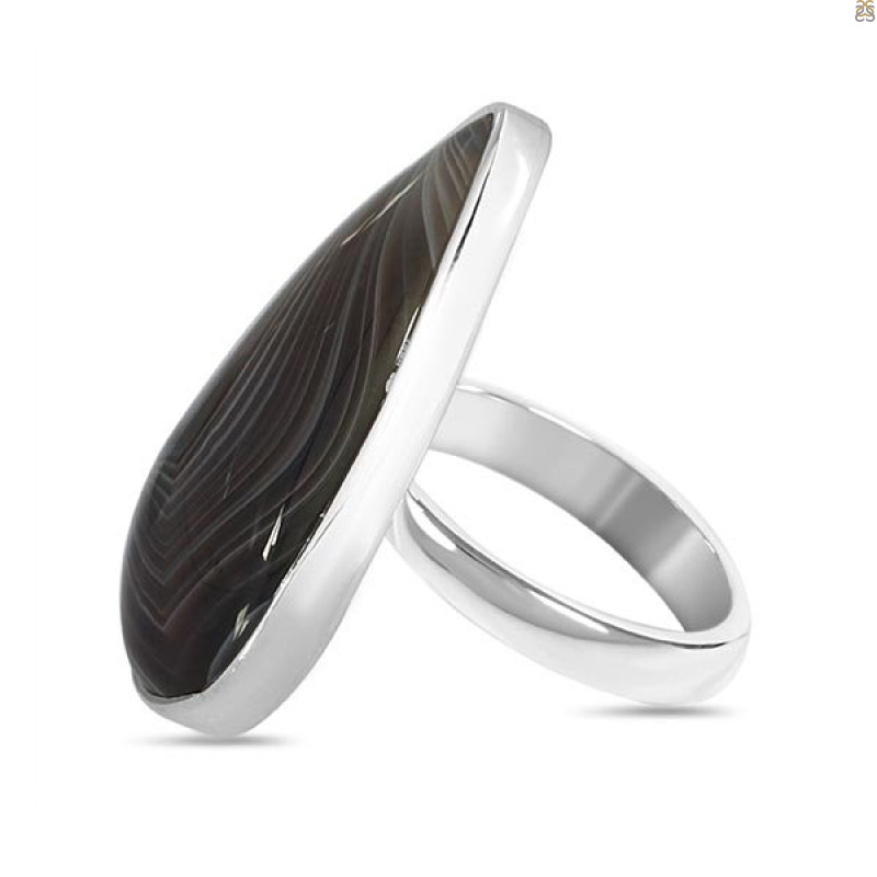 Botswana Agate Ring-R BWA-2-68