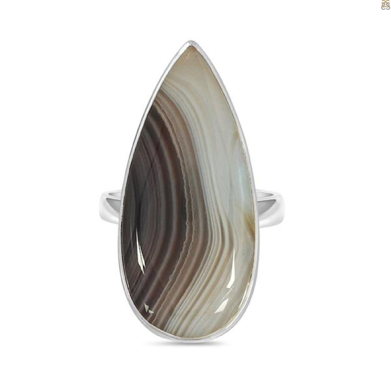 Botswana Agate Ring-R BWA-2-70