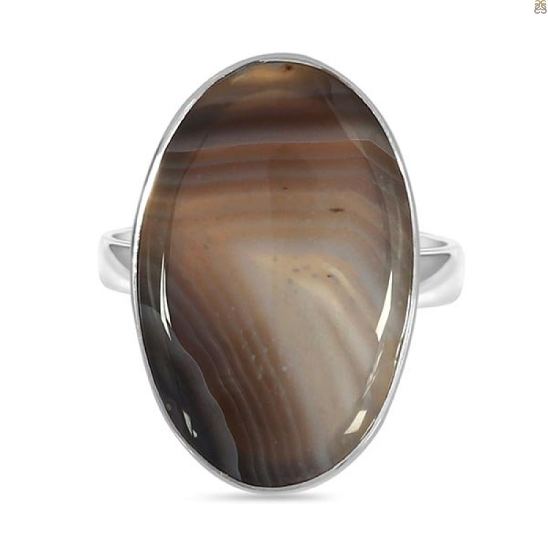 Botswana Agate Ring-R BWA-2-71