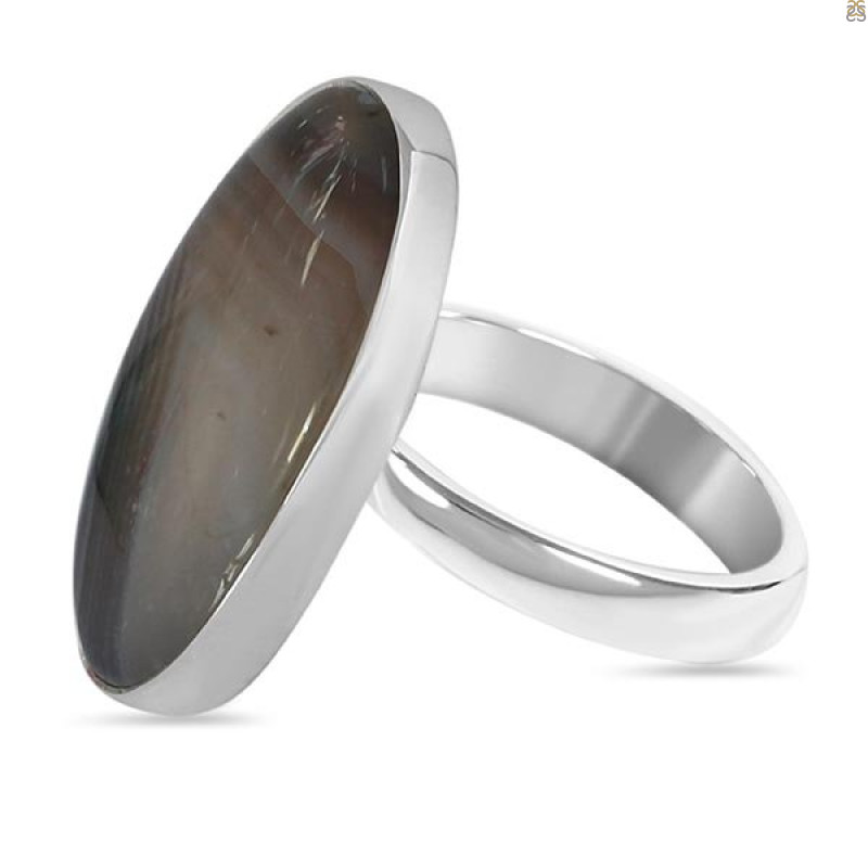 Botswana Agate Ring-R BWA-2-71