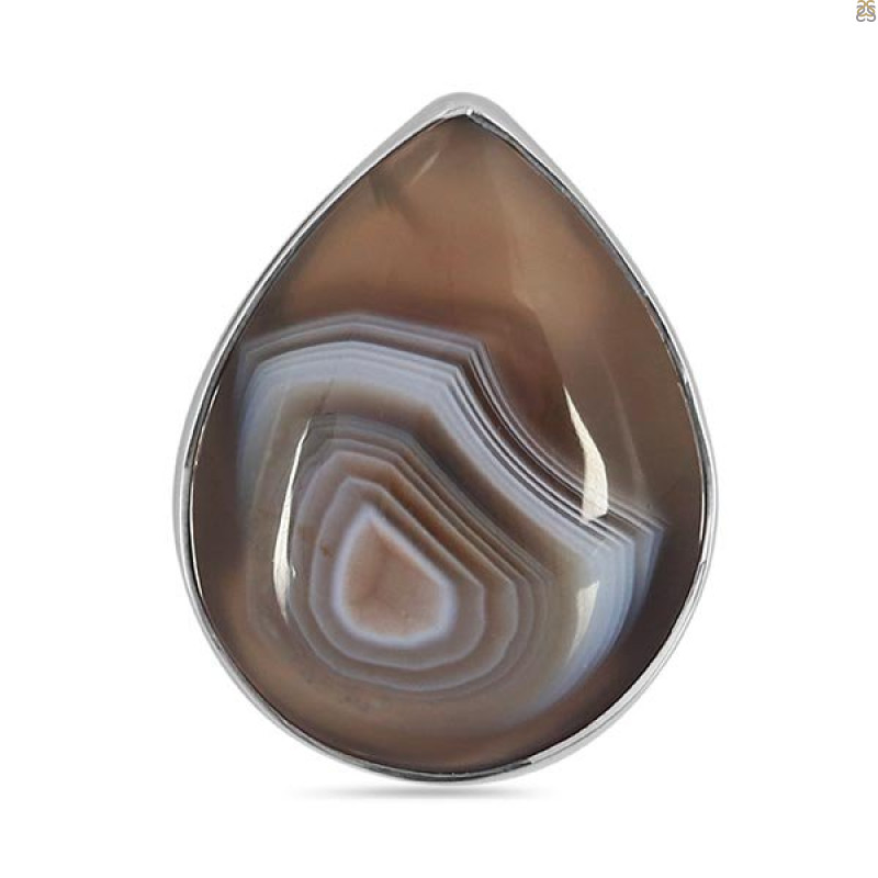 Botswana Agate Ring-R BWA-2-72