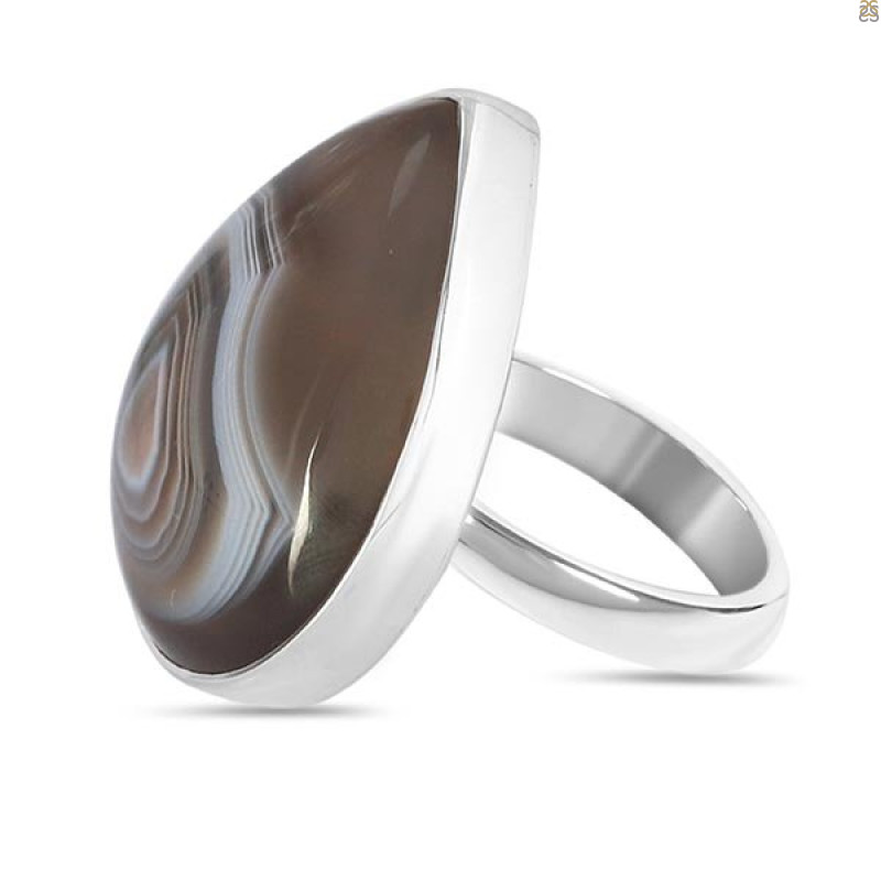Botswana Agate Ring-R BWA-2-72