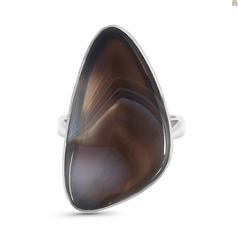 Botswana Agate Ring-R BWA-2-76