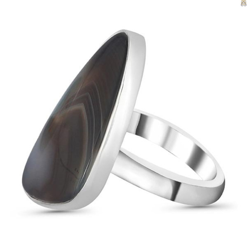 Botswana Agate Ring-R BWA-2-76