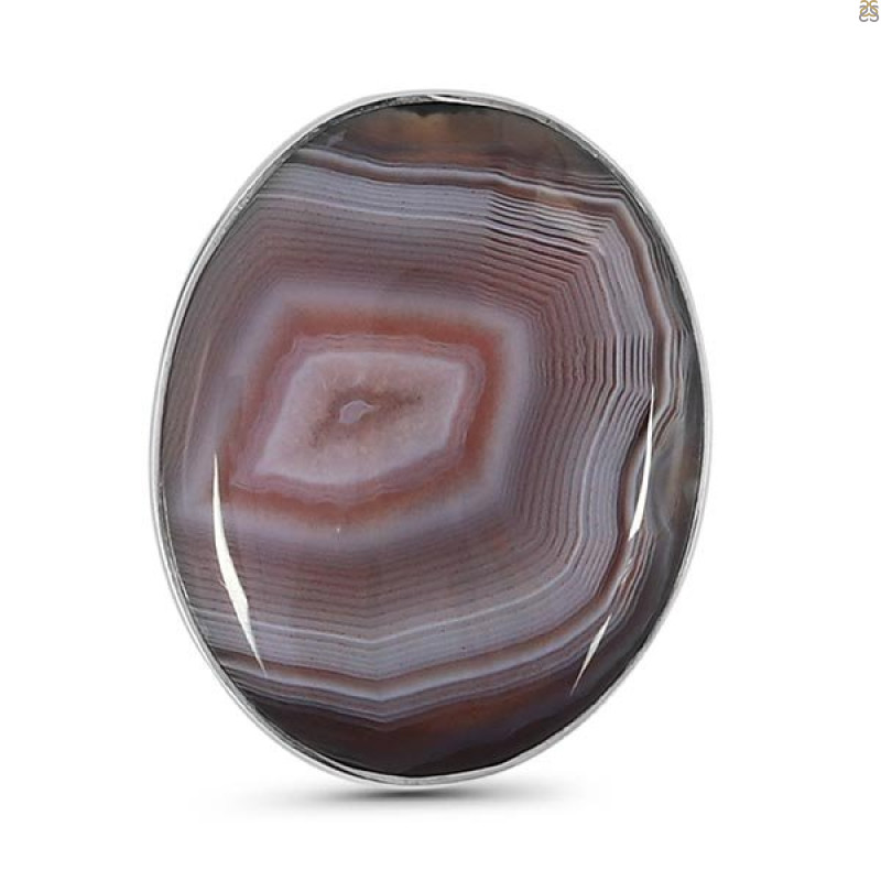Botswana Agate Ring-R BWA-2-79