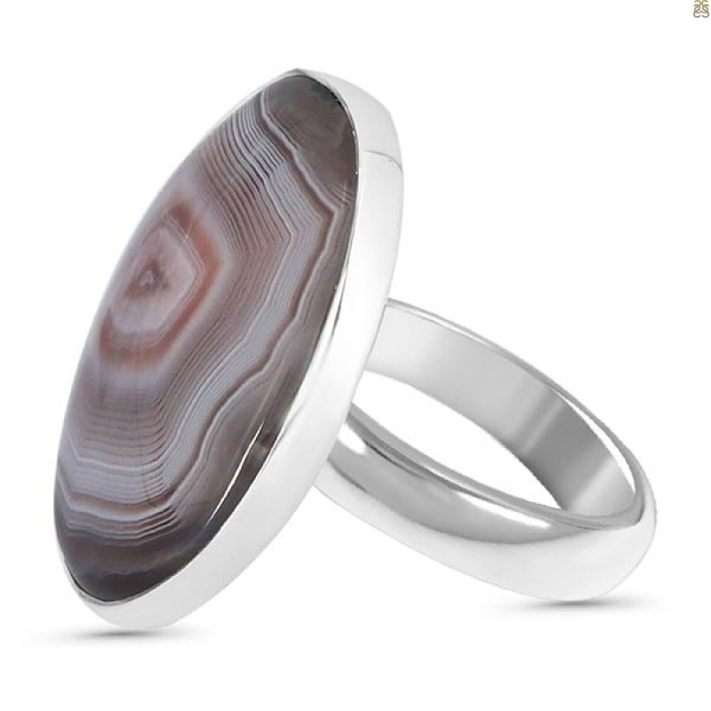 Botswana Agate Ring-R BWA-2-79