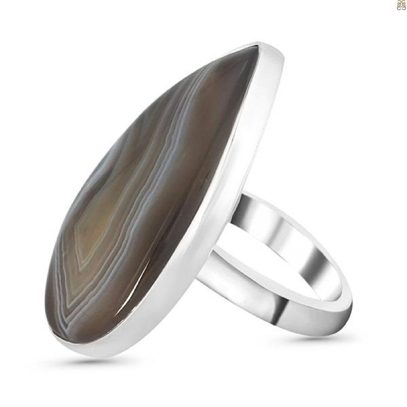 Botswana Agate Ring-R BWA-2-82