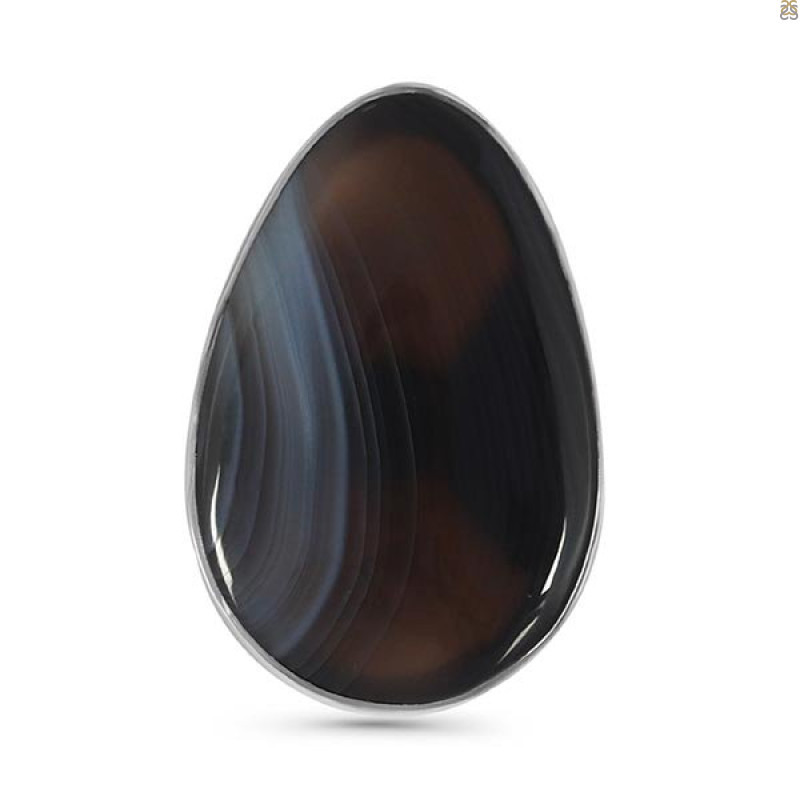 Botswana Agate Ring-R BWA-2-84