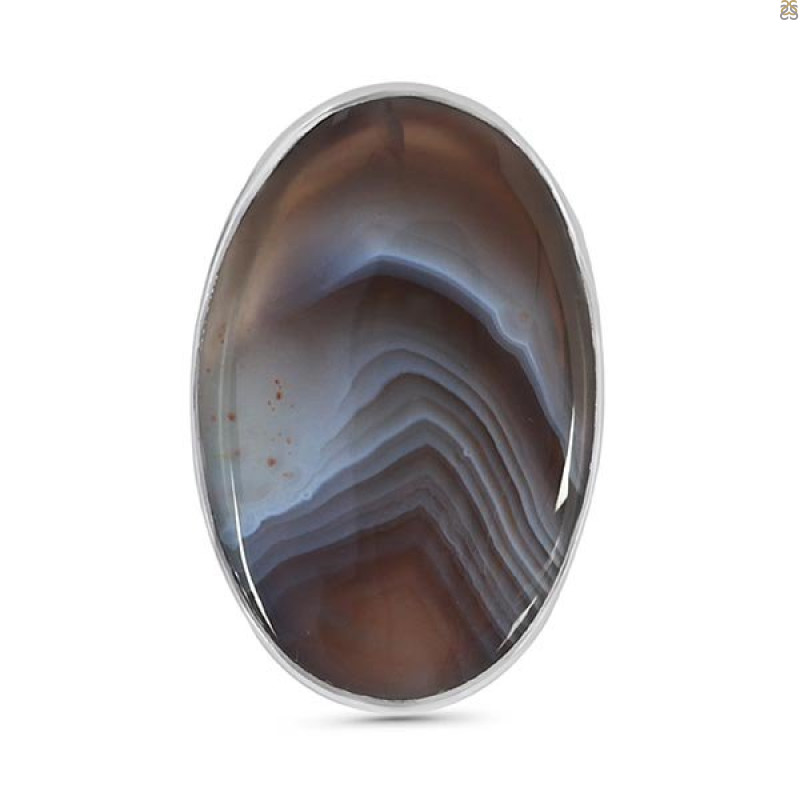 Botswana Agate Ring-R BWA-2-85
