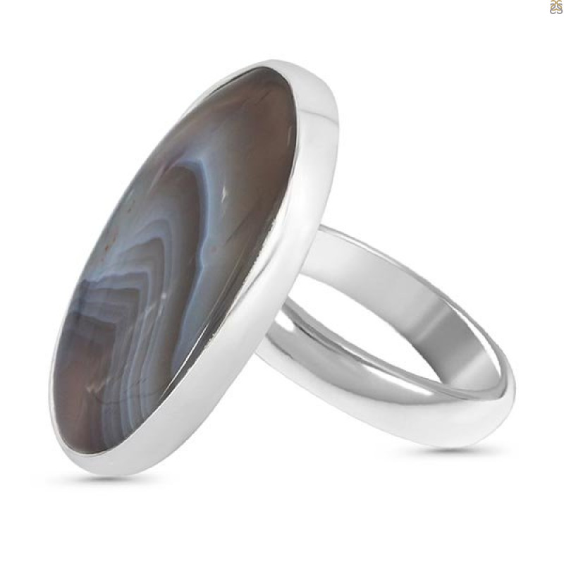Botswana Agate Ring-R BWA-2-85