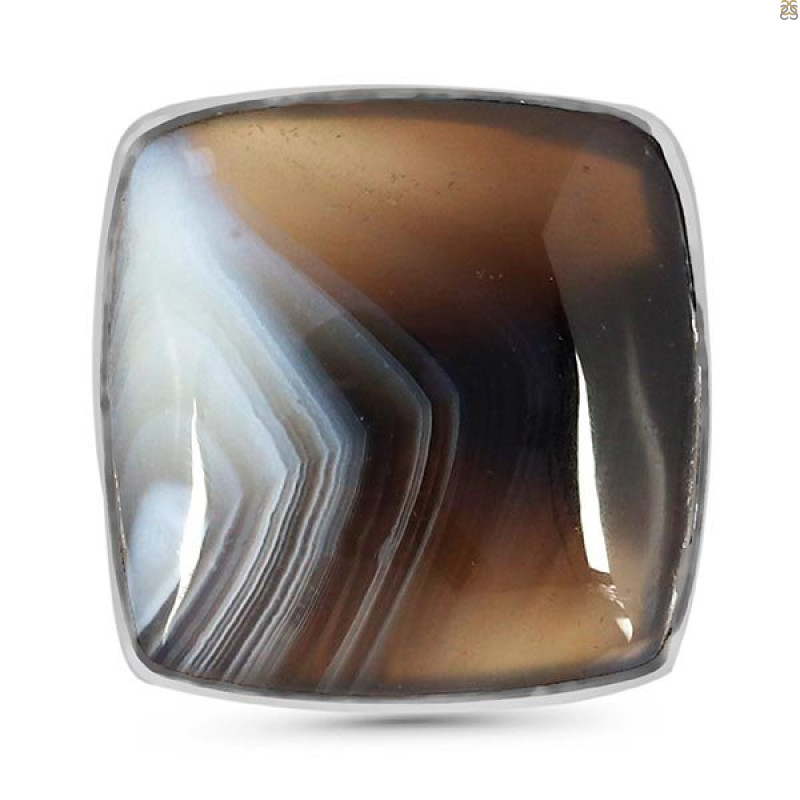 Botswana Agate Ring-R BWA-2-88