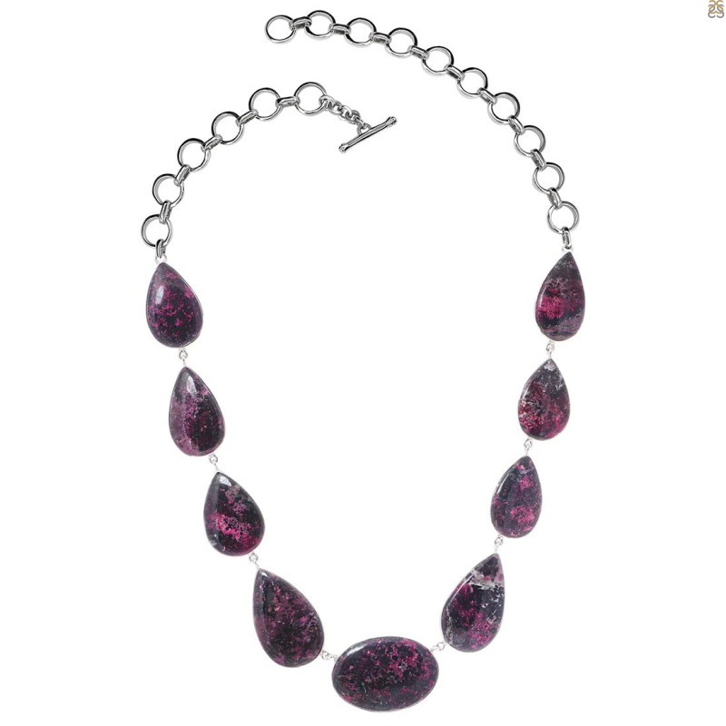 Cobalt Calcite Necklace-NSL CBC-12-5