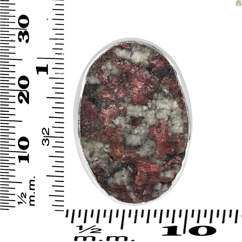 Eudialyte Druzy Adjustable Ring-ADJ-R EUD-2-135