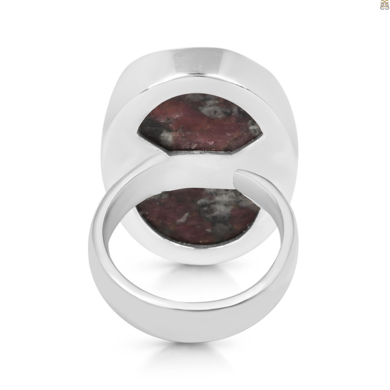 Eudialyte Druzy Adjustable Ring-ADJ-R EUD-2-135