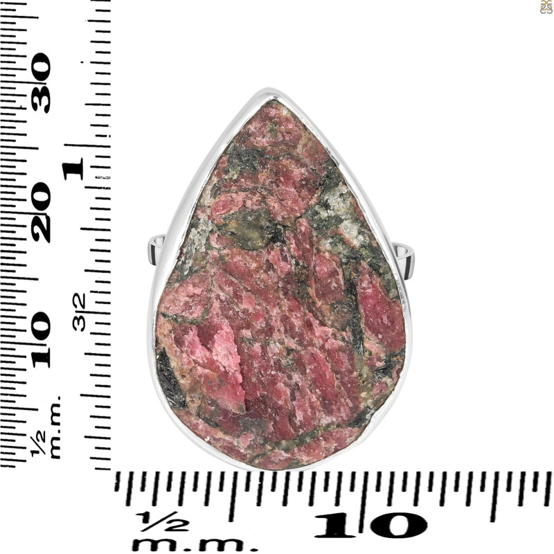 Eudialyte Druzy Adjustable Ring-ADJ-R EUD-2-135