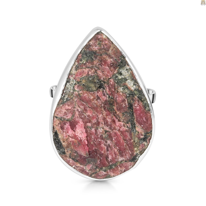 Eudialyte Druzy Adjustable Ring-ADJ-R EUD-2-135
