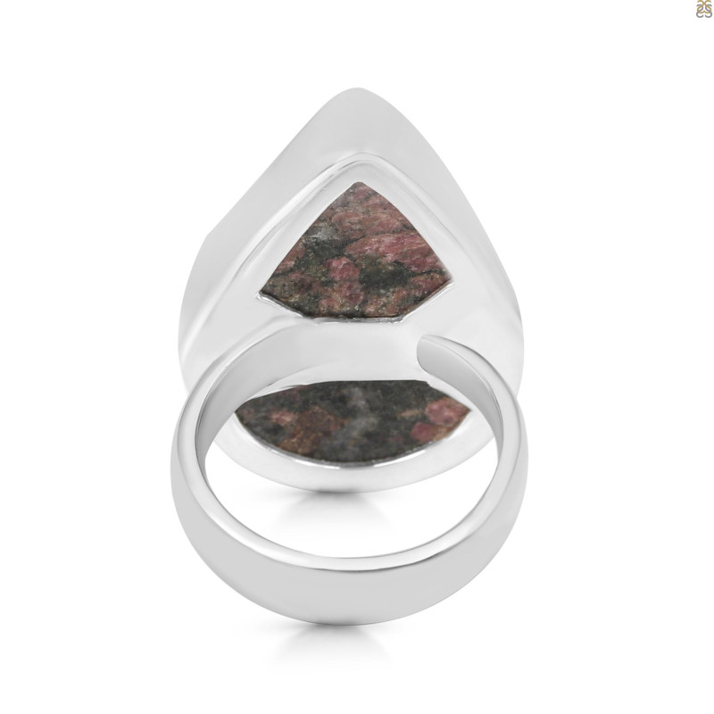 Eudialyte Druzy Adjustable Ring-ADJ-R EUD-2-135