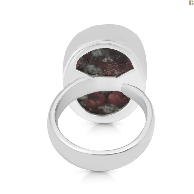 Eudialyte Druzy Adjustable Ring-ADJ-R EUD-2-138
