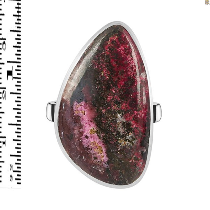 Cobalt Calcite Adjustable Ring-ADJ-R CBC-2-43