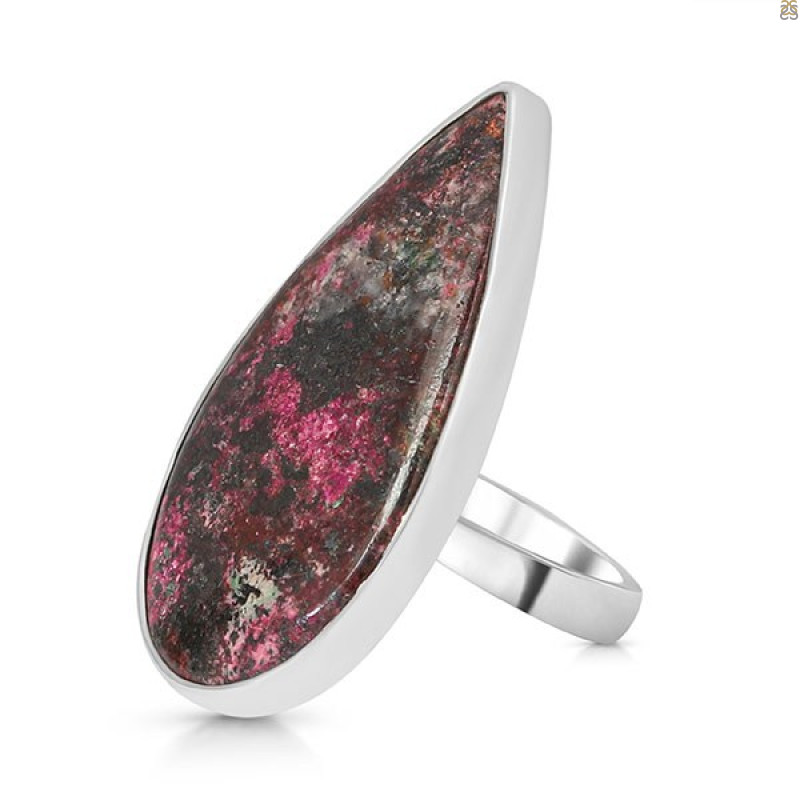 Cobalt Calcite Adjustable Ring-ADJ-R CBC-2-44