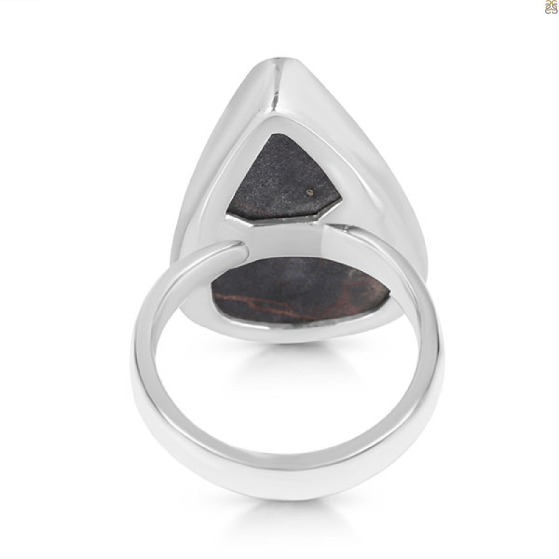 Cobalt Calcite Druzy Adjustable Ring-ADJ-R CBC-2-72