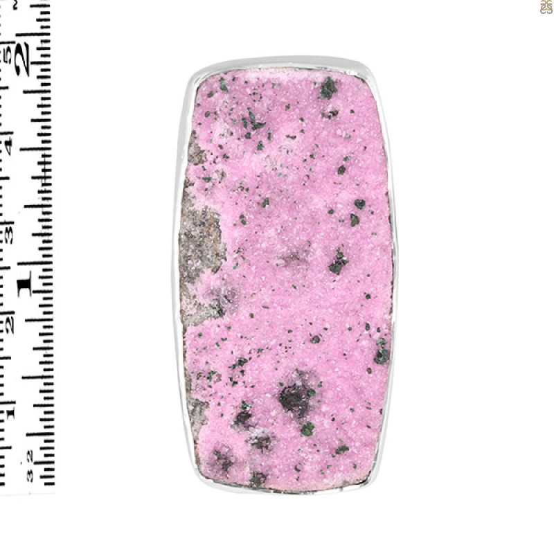 Cobalt Calcite Druzy Adjustable Ring-ADJ-R CBC-2-85