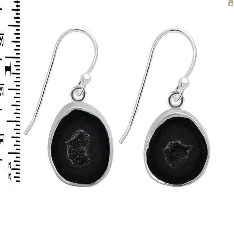 Coconut Geode Earring-E CCG-3-12