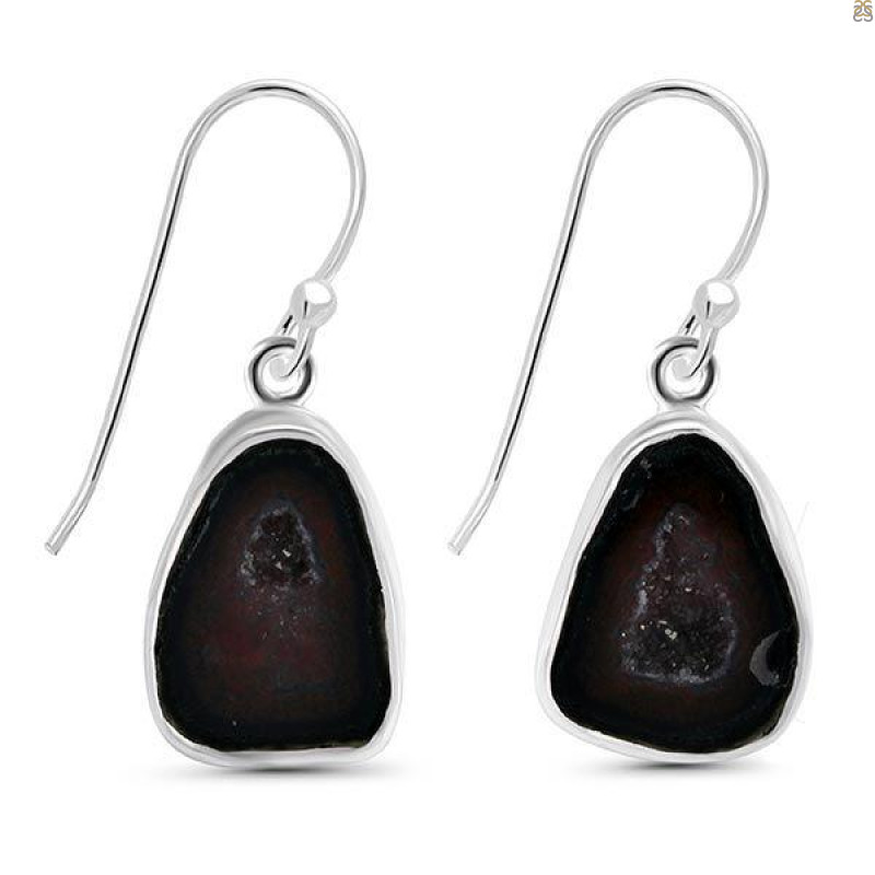 Coconut Geode Earring-E CCG-3-30