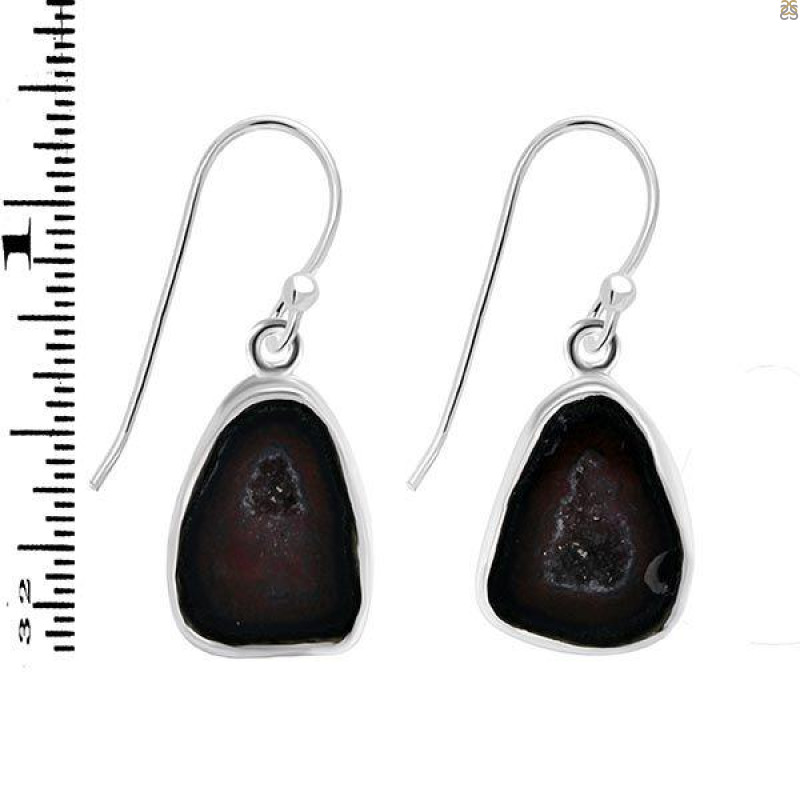 Coconut Geode Earring-E CCG-3-30