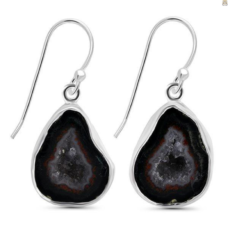 Coconut Geode Earring-E CCG-3-32