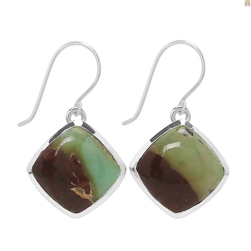 Chrysoprase Earring-E CHPP-3-19