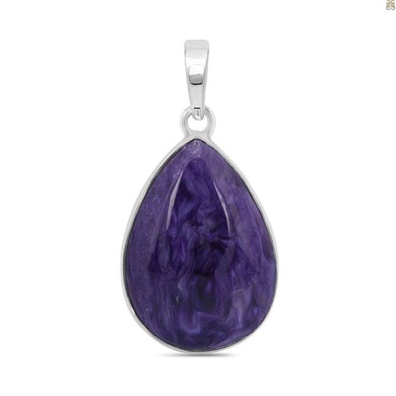 Charoite Pendant-SP CHR-1-74