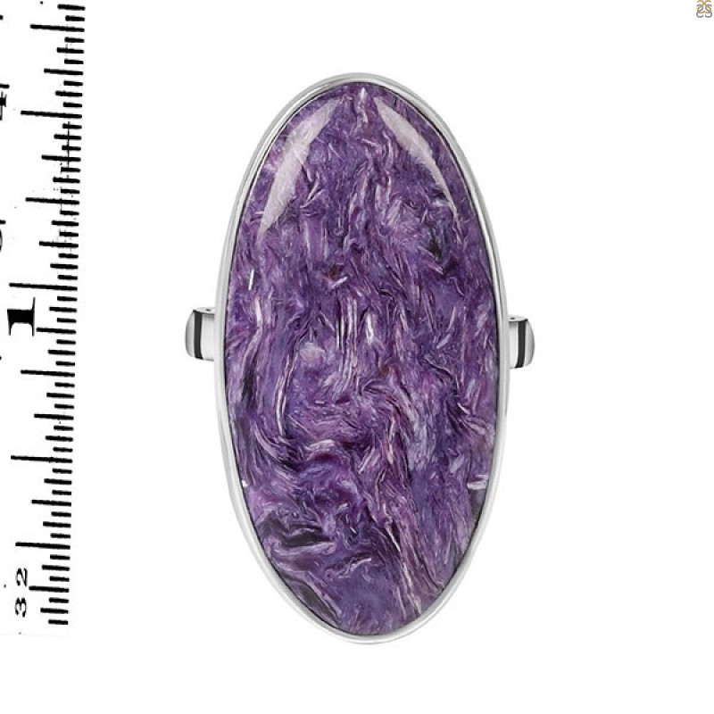Charoite Adjustable Ring-ADJ-R CHR-2-53