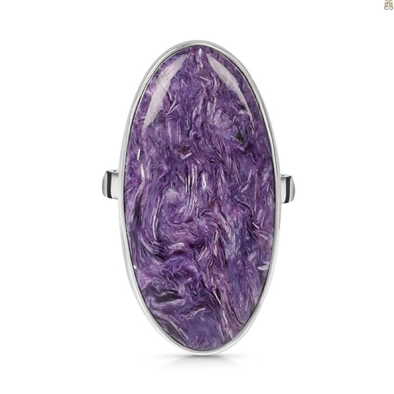 Charoite Adjustable Ring-ADJ-R CHR-2-53