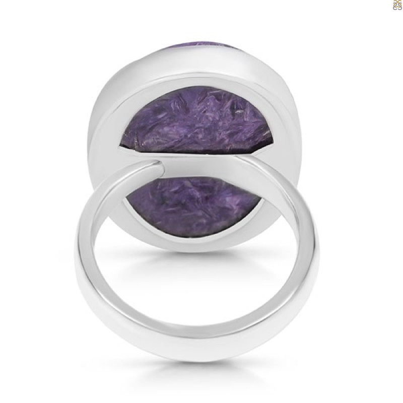Charoite Adjustable Ring-ADJ-R CHR-2-53