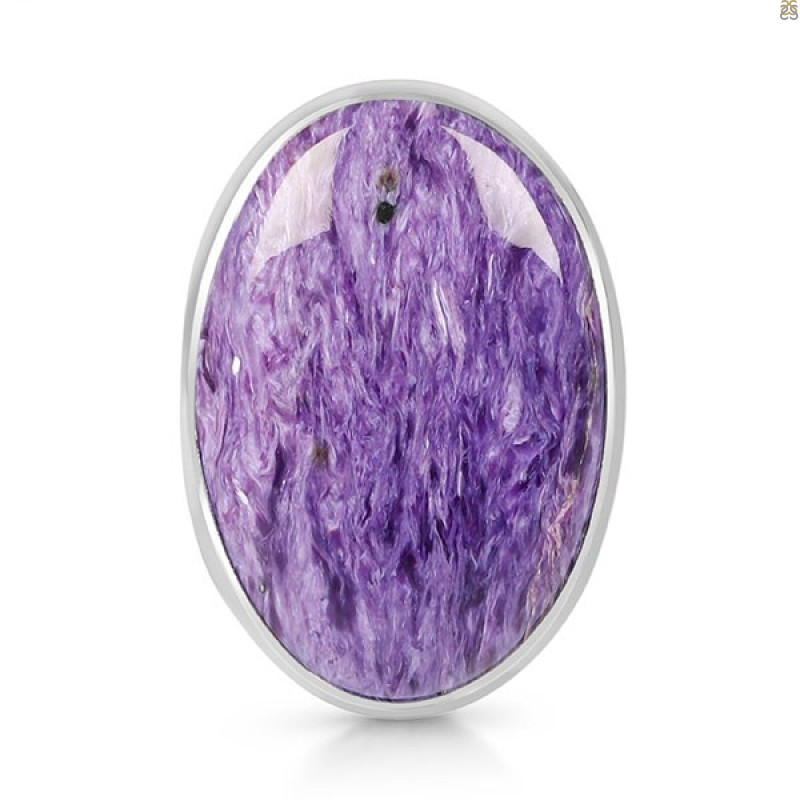 Charoite Adjustable Ring-ADJ-R CHR-2-59