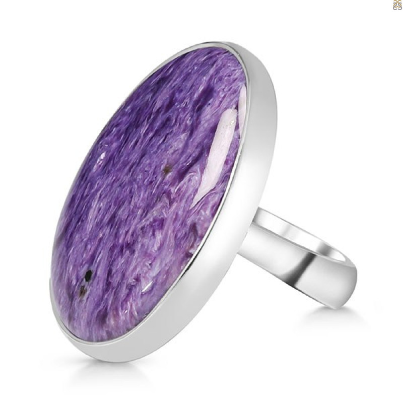 Charoite Adjustable Ring-ADJ-R CHR-2-59