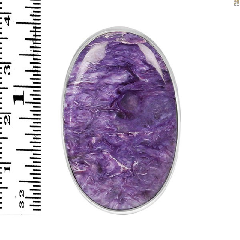Charoite Adjustable Ring-ADJ-R CHR-2-76