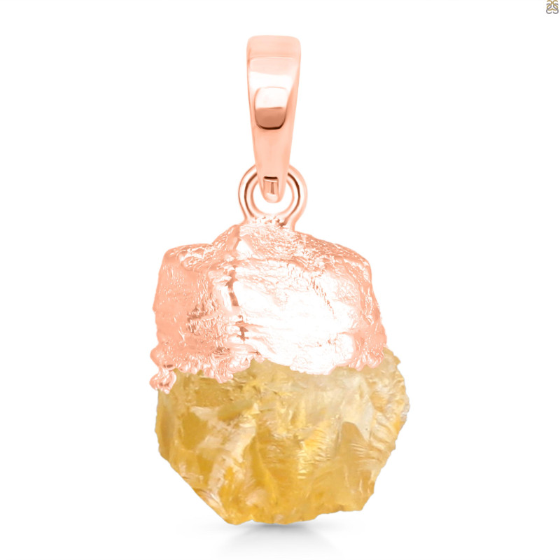 Citrine Raw Crystal Pendant CIT-RCYP-1