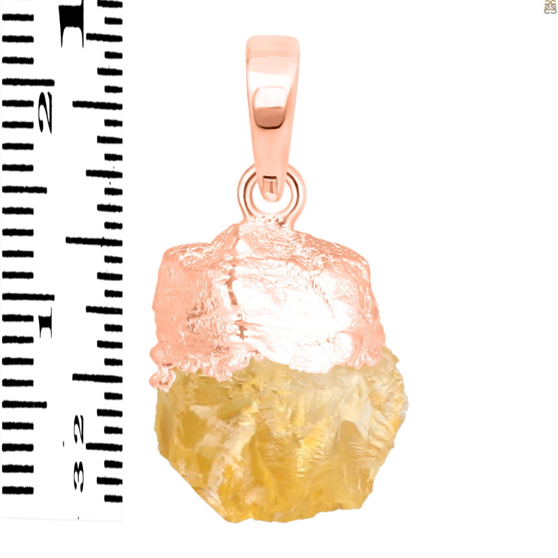Citrine Raw Crystal Pendant CIT-RCYP-1