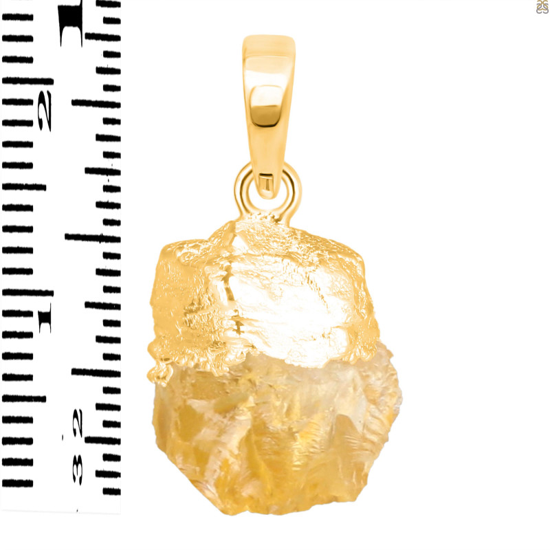 Citrine Raw Crystal Pendant CIT-RCYP-1