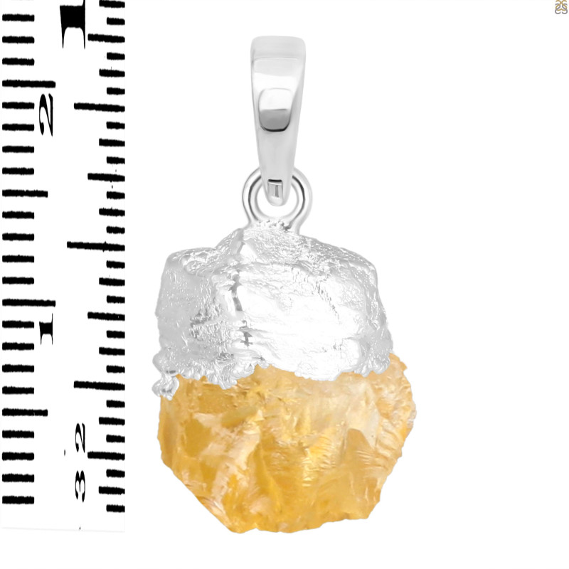 Citrine Raw Crystal Pendant CIT-RCYP-1