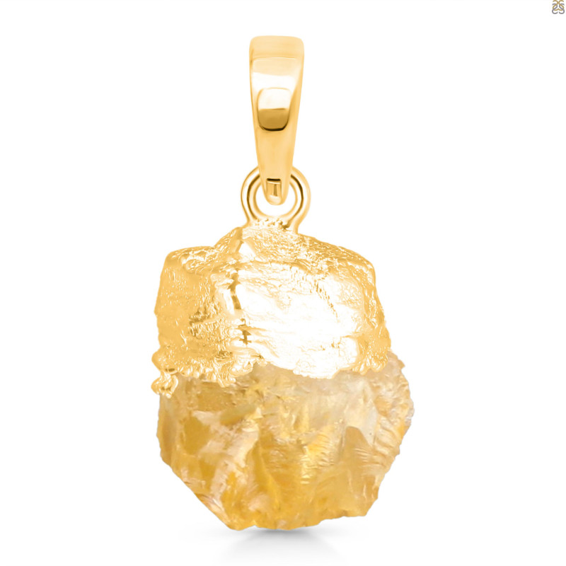 Citrine Raw Crystal Pendant CIT-RCYP-1