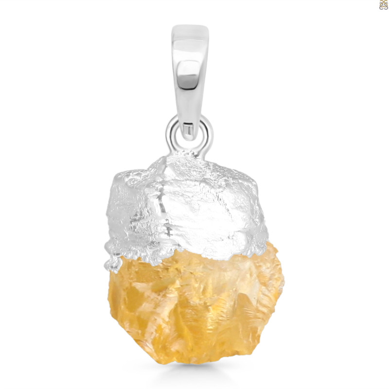 Citrine Raw Crystal Pendant CIT-RCYP-1