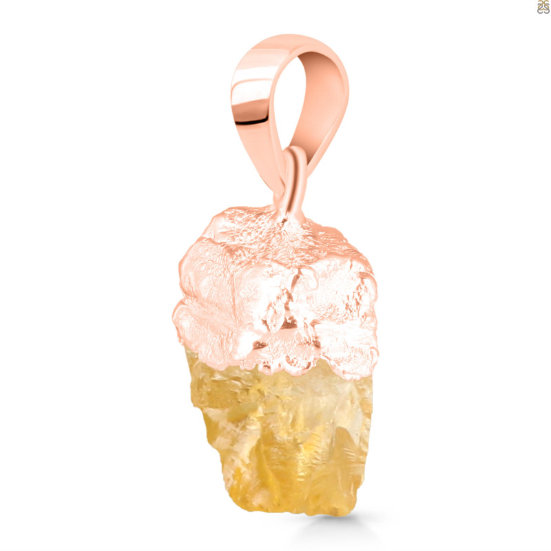 Citrine Raw Crystal Pendant CIT-RCYP-1