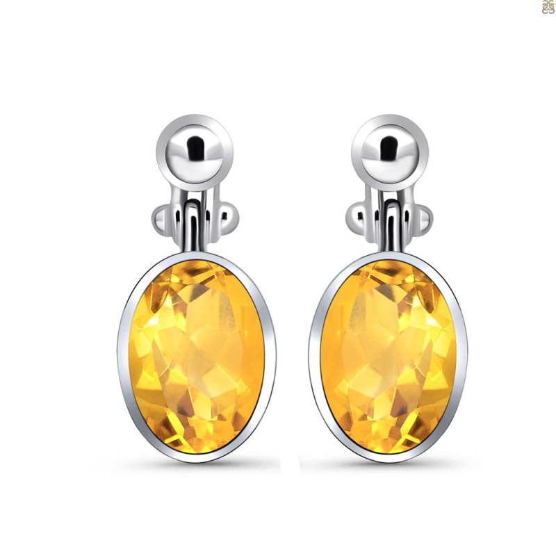 Citrine Earring CIT-3-17