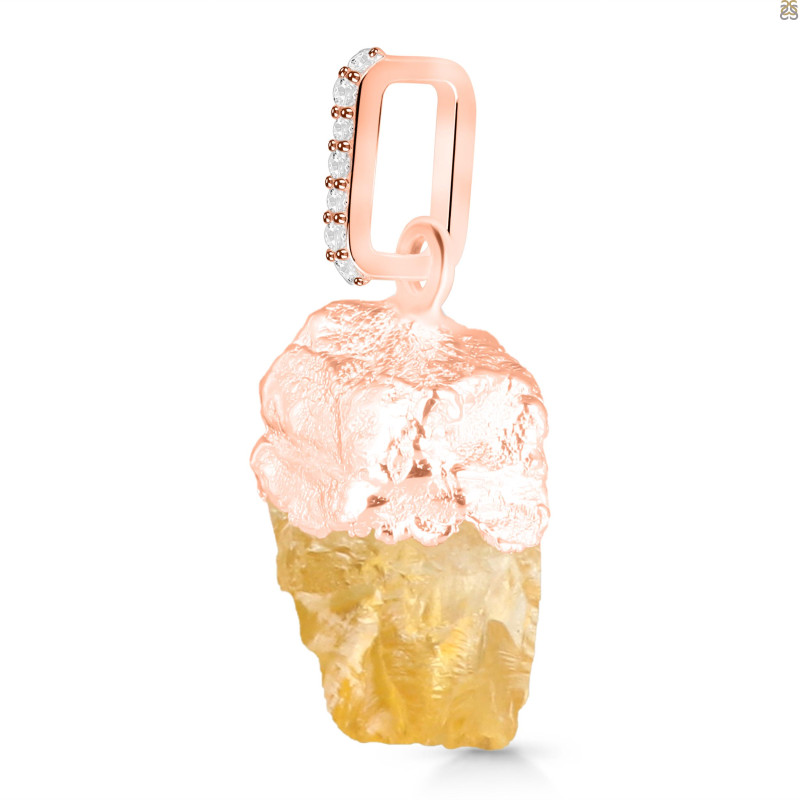 Citrine Raw Crystal Pendant CIT-RCYP-2