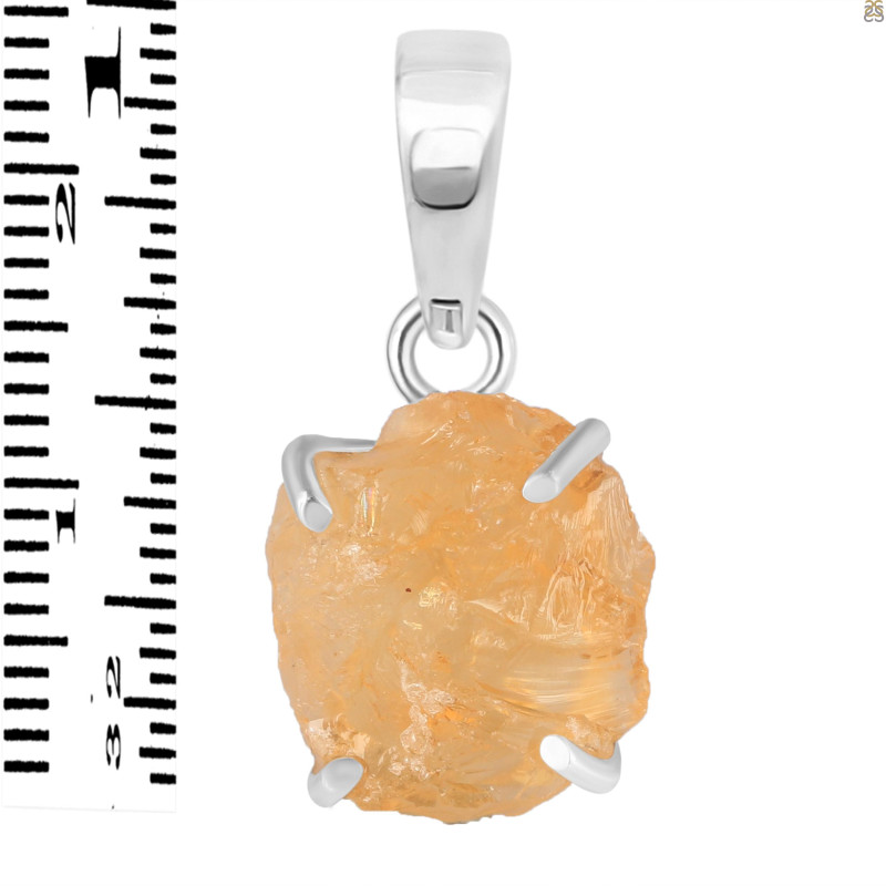 Citrine Raw Crystal Pendant CIT-RCYP-3