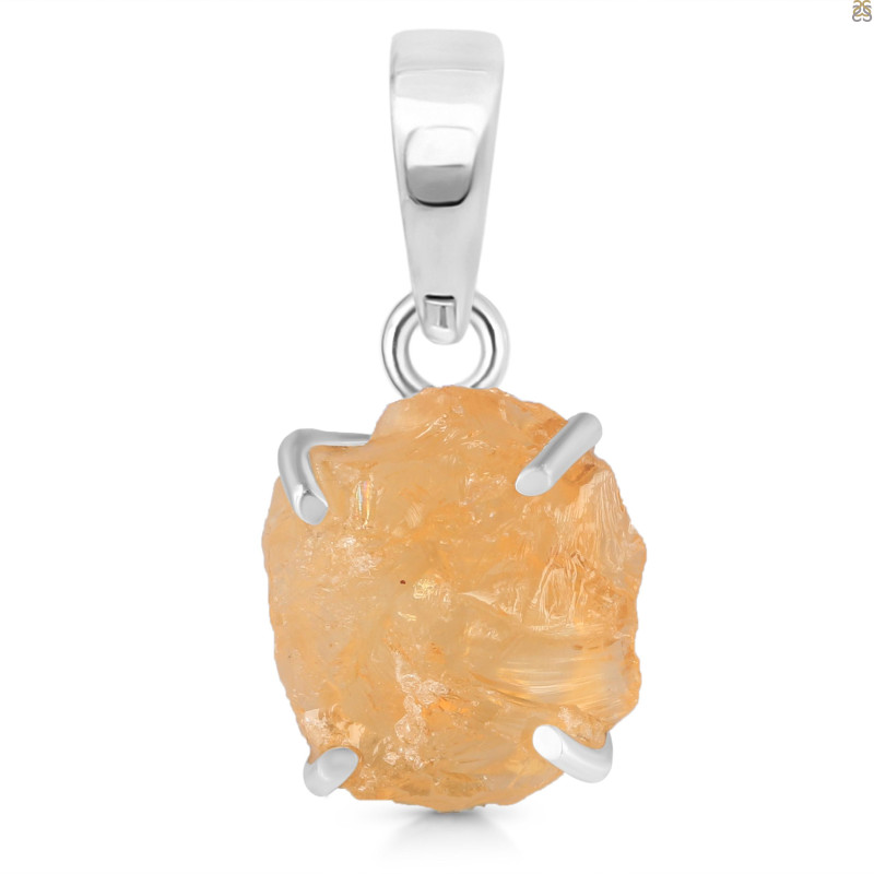 Citrine Raw Crystal Pendant CIT-RCYP-3
