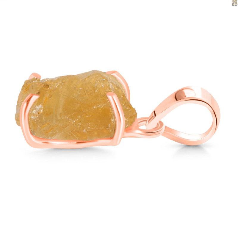 Citrine Raw Crystal Pendant CIT-RCYP-3